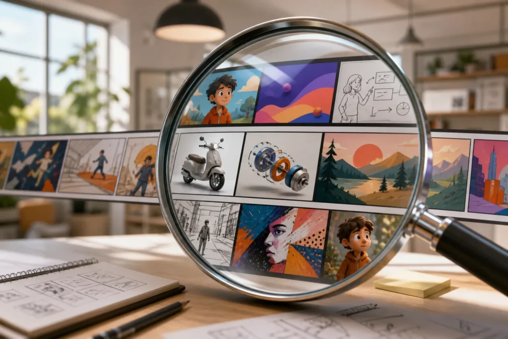 What criteria should a startup use to compare explainer video services?